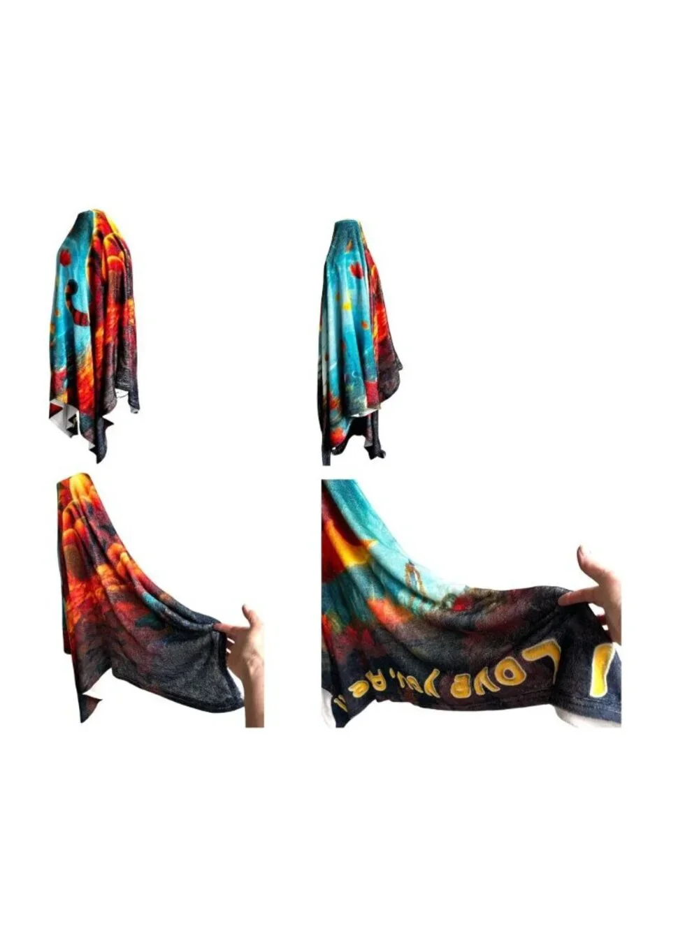 Amie J Tigger Blanket Throw Halloween Jack O Lantern Trick Treat Fall Jazz Blues